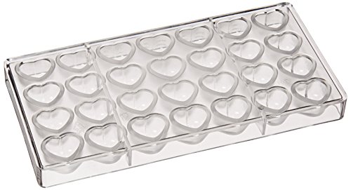 Fat daddio s dimpled heart polycarbonate candy mold 28-…