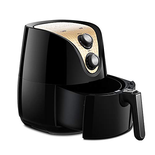 New Air Fryer,1230W Fully Automatic Household Electric Fryer, 3.2L Mini Oven,black, Containing Recipes,Healthy Cookware Food Oven