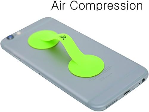 DUZY - Cellphone Grip Smart Strap, Device Holder with Fingers, Easy Detachable, Universal Device Strap, Iphone plus Cellphone Accessories (Green)
