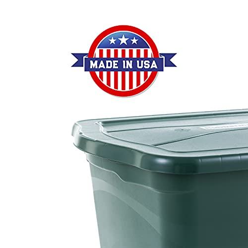 Rubbermaid ECOSense Storage Totes 29 Gal Pack of 5 Durable, Reusable