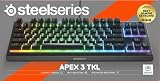 SteelSeries Apex 3 TKL Gaming Keyboard - Tenkeyless Red Beacon RGB IP32 view 14