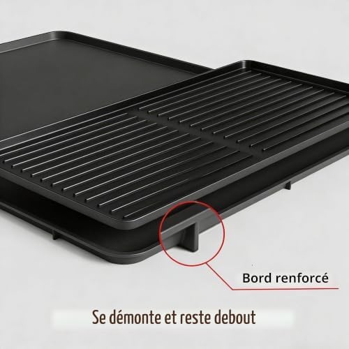 Tapis de Bar en Silicone pour Café- Tapis Anti-Dérapant 2-en-1 pour Séchage et Protection Contre la Chaleur - pour Machines à Café, Égouttoirs et Blenders (Gris-50 * 40cm)
