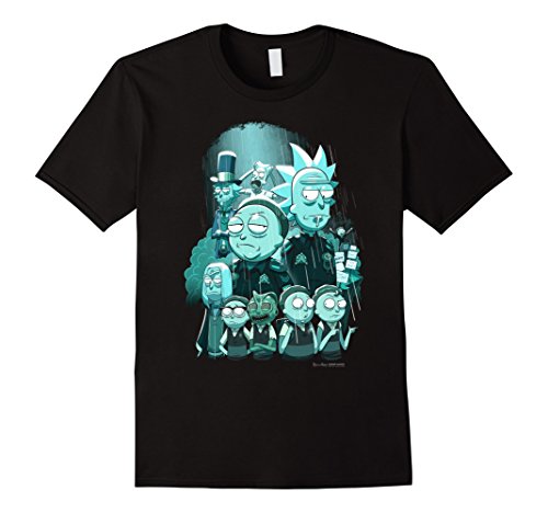 Mens Rick and Morty - Tales From The Citadel Medium Black