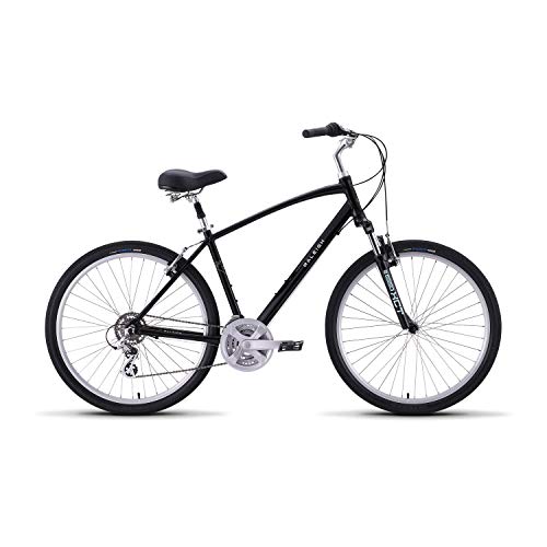 Venture 2 Comfort Bike, 17″/MD Frame, Black