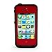 Generic MC0114 Cell Phone Case for iPhone 4 4s - Non-Retail Packaging - Red