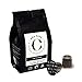 CRU Kafe Nespresso Compatible Capsules Organic Coffee Capsules - Intense (48 Capsules)