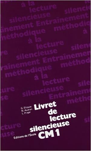Amazonfr Lecture Silencieuse Cm1 Livret Texte Ellouze - 