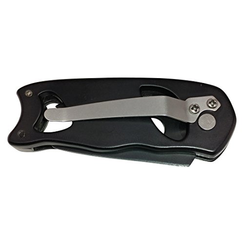RPG Stainless Steel Switchblade Golf Divot Repair Tool with Ball Marker and Belt Clip--(GUNMETAL AND GOLD) Attach to golf belt, golf shirt, golf pants, golf shorts, or carry in pocket with golf tees