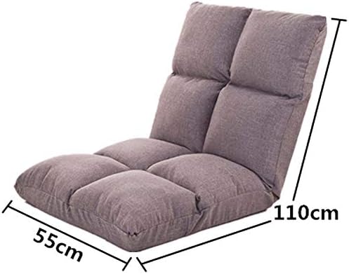 YXNZ Sofa Cushion Single Casual Folding Washable Chair Cushion Dormitory Bedroom Window Lounger (Color : Gray)