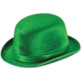 Green Vel-Felt Derby Party Accessory (1 count) (1/Pkg)