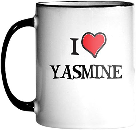 I heart YASMINE! Parody 11oz Coffee Tea Ceramic Mug Love Gift i4