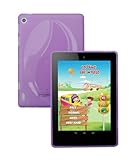 iShoppingdeals - for ACER ICONIA A1-810 Tablet TPU Rubber Shell Skin Cover Case, Purple