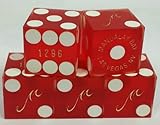 Stick of 5 MANDALAY BAY CASINO Las Vegas NV matching numbers USED DICE