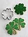 Ann Clark Cookie Cutters St. Patrick's Day Four Leaf Clover Cookie Cutter, 3.75