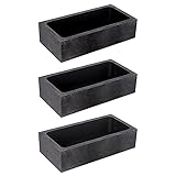3 Pieces High Purity 1 KG Graphite Ingot Mold