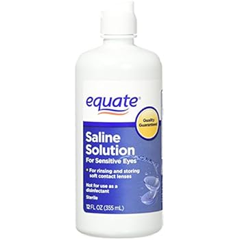 5 ounces fluid Contact Lens Amazon.com: for Solution Saline Equate