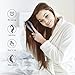 Hair Straightener Brush, LARMHOI Ceramic Hair Straightening with Anti-scald/Auto Shut Off/Digital Controls, Electrical Heated Hair Straightening Brush for Women Home Travel Frizz Wave Hair