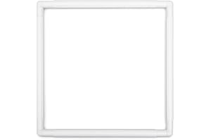 Square Embroidery Hoop 17 inch Cross Stitch Frame Large Embroidery Hoop Plastic Embroidery Frame Clip Quilting Frames for Han