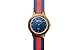 TEMPUS - Willoughby - Women's Wood Watch Minimalist Wooden Wristwatch Striped Nylon Oxford Band - TWW06