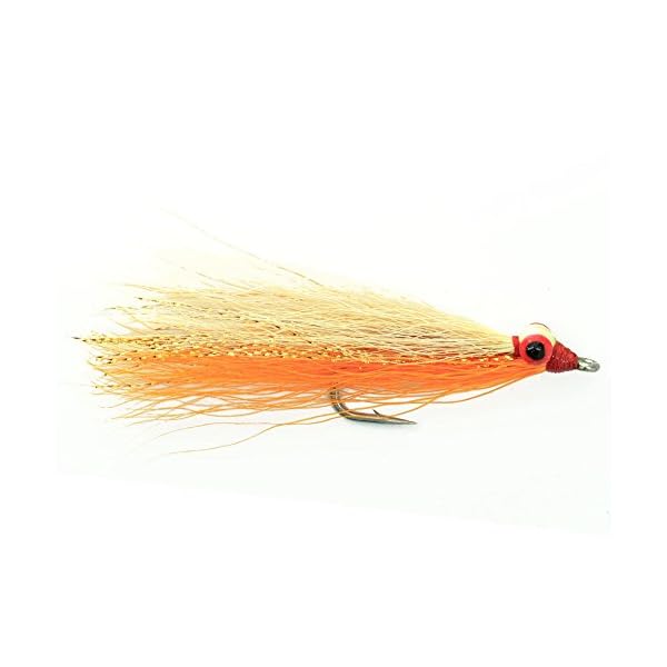 The-Fly-Fishing-Place-Clousers-Minnow-Fly-Fishing-Flies-Collection-Assortment-of-4-Saltwater-and-Bass-Flies-2-Hook-Size-10