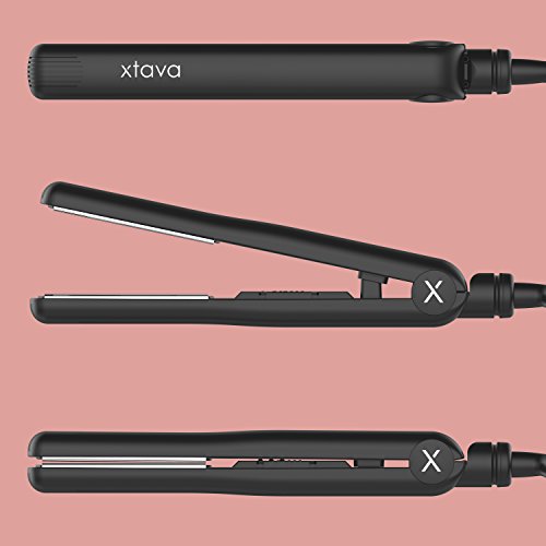 xtava Gloss Factor Titanium Flat Iron Professional 1 inch Dual