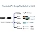 [USB-IF Certified] Cable Matters 40 Gbps Thunderbolt 3 Cable Black 1.6 Feet Supporting 100W Charging
