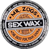 Sex Wax Original Assorted Colors Cool Water Surf Wax