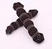 ASTRQLE Set of 3 Magic Hair Styling Styler Hot Hair Donut Bun Ring Styler Maker (1 large+2 small) (Brown)