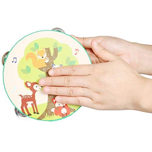 Childom Kids Musical Instruments, 16 Pcs Wooden Percussion Instruments for Kids Preschool Educational, Musical Instruments Sets with Xylophone for Children (16 Pcs)