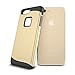 iPhone 7 Plus Case, Snugg Apple iPhone 7 Plus Dual Layer Slim Cover [Infinity Series] Protective Bumper Shell Skin – Gold