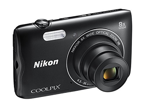 Nikon Coolpix A300 Wi-Fi Digital Camera (Black) with 32GB Card + Case + Accessory Kit