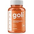 SUPERFRUITS Vitamin Gummy by Goli Nutrition - 60 ct - with Collagen-Enhancing Ingredients. Radiate. Rejuvenate. Refresh (Mixe