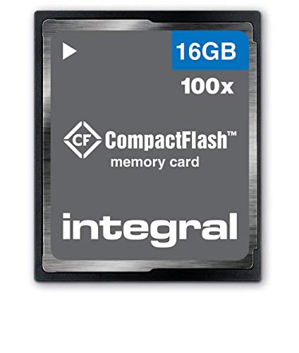 Integral Memory - Scheda di memoria CompactFlash da 16 GB
