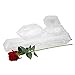 Royal Imports Clear Plastic Flower Box for Corsage, Boutonniere, Rose, Orchid Prom Wedding Craft Container 6x5x4-100 Pack