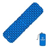 ZEARE Inflatable Sleeping Mat, Lightweight Folding Camping Air Mattress, Compatible Hammock Tent Sleeping Bag, Suitable Outdoor Backpack Hiking