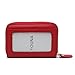 YOUNA Credit Card Wallet, RFID Blocking Genuine Leather Credit Card Holder for Women Red