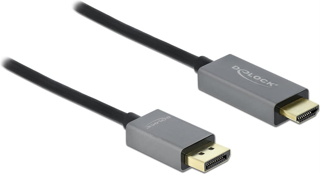 DeLOCK Active DisplayPort 1.4 to HDMI Cable 4K 60Hz (HDR) 2m