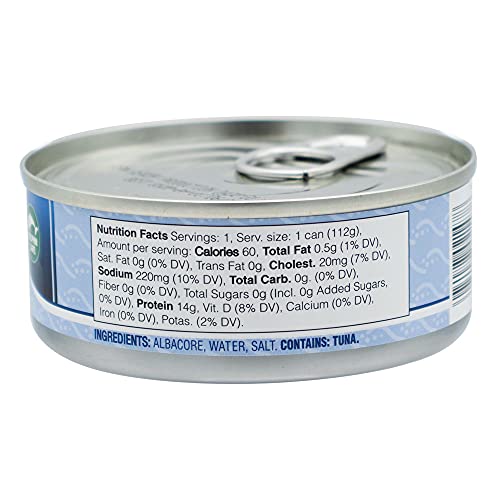 MW Polar All Natural SOLID WHITE TUNA in Water, Easy Open Can, Wild