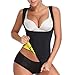 HOPLYNN Neoprene Sauna Waist Trainer Corset Vest For Weight Loss, Hot Body Shaper Slimming Vest For Women Black L