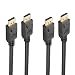 CableCreation (2-Pack) DisplayPort to DisplayPort Cable 6 Feet, Gold Plated DP to DP Cable Support 4K 60Hz Resolution, 1.83M / Black primary
