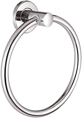 Yescom タオルリング ステンレス タオル ホルダー おしゃれ トイレ タオル掛け ネジ タオルホルダー キッチン 壁 浴室 シルバー アウトレットセール 特集 風呂場 洗面所 浴室ねじ式タオル掛け ホテル タオル掛けホルダー