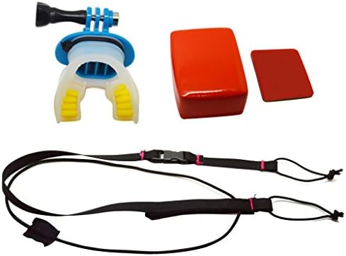 Buybuying Teeth Braces Holder Surfing Underwater Camera Mouth For GoPro Hero 6/5/4/3 Different Color Optional (Blue)