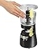 Hamilton Beach Stack & Press Mini 3-Cup Glass Bowl Food Processor & Vegetable Chopper, Black (72860)
