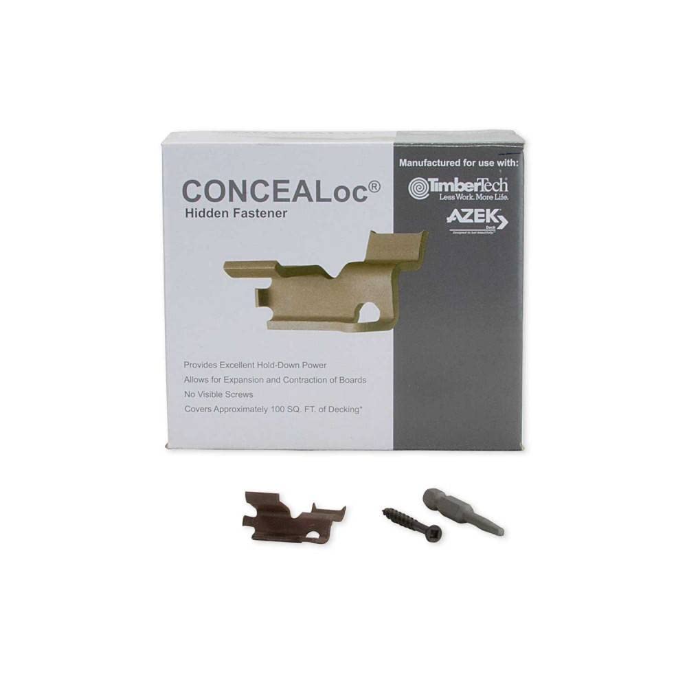 Photo 1 of TimberTech CONCEALoc Hidden Fasteners with Screws - Box of 100
