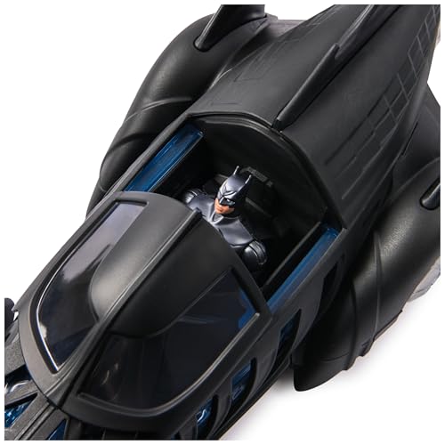 - Batman Forever - Batmobile + Figurine Batman Retro Collection - Figurine Articulée - Créez Vos Propres Combats Masqués - Super Héros - Jouet À Collectionner - Jouet Enfant 4 Ans Et +