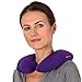 SunnyBay Microwave Heating Pad, Microwavable Heated Neck Pillow for Moist Hot or Cold Therapy, Heated Neck and Shoulder Wrap with Wheat Filling and Washable Cover, FSA HSA Eligible, Purple, Large