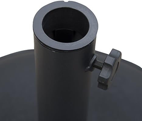 Black 20 55 Lb Outsunny Round Decorative Patio Umbrella Stand Base Umbrella Stands Bases