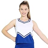 Danzcue Womens M Sweetheart Cheerleaders Uniform Shell Top