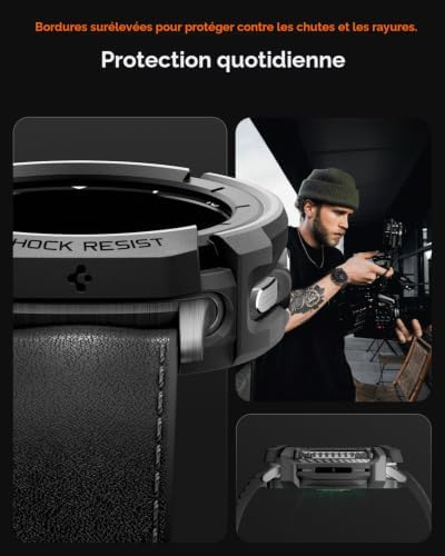 Rugged Armor Coque pour Galaxy Watch 8 Classic