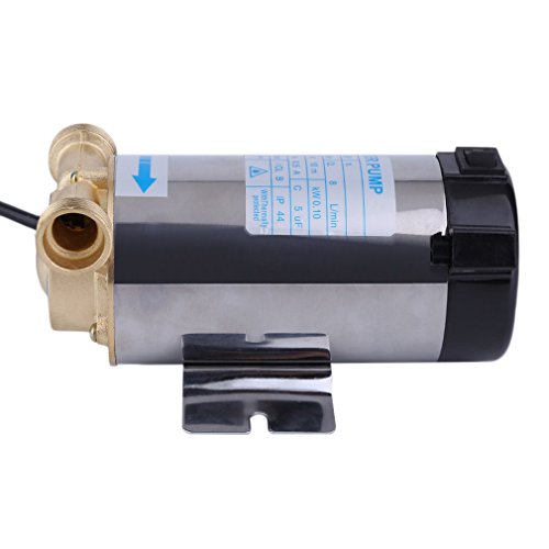 Water Pump Booster 90W 0.9A Bar Electronic Automatic Home Shower Washing Machine 32FT Head Water Pressure Booster Pump (90W)